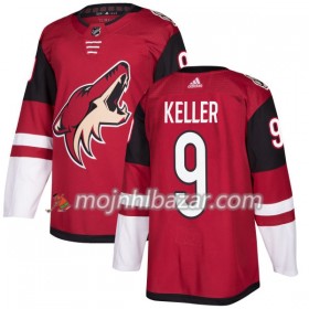 Dresovi Arizona Coyotes Clayton Keller 9 Adidas 2017-2018 Maroon Authentic - Muške